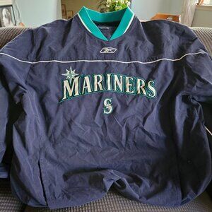 Vintage Reebok Seattle Mariners Windbreaker Pullover- M